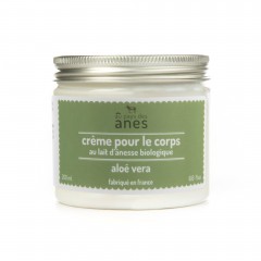 Crème corps au lait d’ânesse biologique Aloe Vera 200 ml