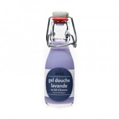 Gel douche limonade au lait d\'ânesse frais et biologique Lavande 100 ml