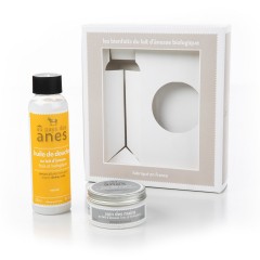 Coffret Bien-Être Huile de douche - Crème mains pot Nature