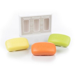 Coffret savons concave Verveine Citron - Abricot - Citron