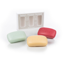 Coffret savons concave Aloe Vera - Beurre de Karité - Fruits Rouges