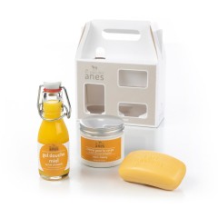 Coffret Découverte Gel douche - Savon - Crème corps Miel