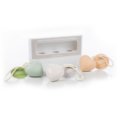 Coffret Savons Coeurs F.Oranger - Nature - Aloe Vera