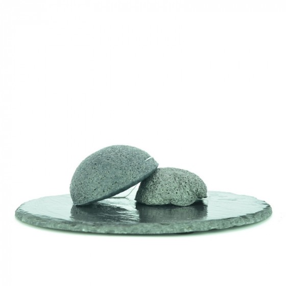 Eponge KONJAC au Charbon de Bambou