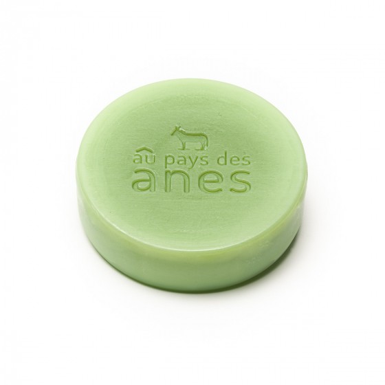 Savon sans huile de palme au lait d'ânesse biologique Chèvrefeuille 100g Au Pays des Ânes Savon sans huile de palme au lait d'ânesse biologique Chèvrefeuille 100g Au Pays des Ânes