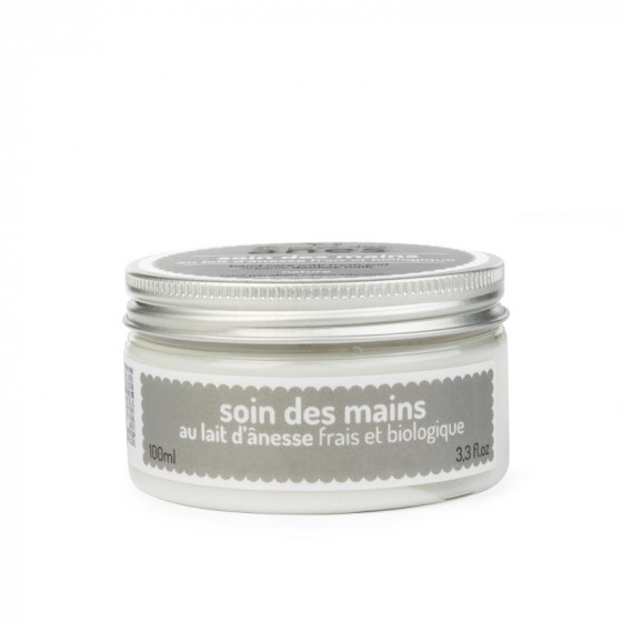 Crème pour les mains au lait d'ânesse frais et biologique 100 ml