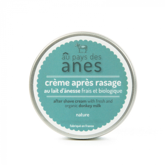 Crème après rasage au lait d'ânesse frais et biologique 100ml