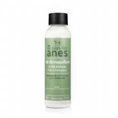 Lait démaquillant au lait d'ânesse frais et biologique 250 ml