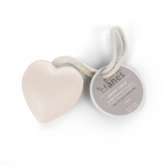 Savon cœur au lait d\'ânesse biologique Nature 100 g