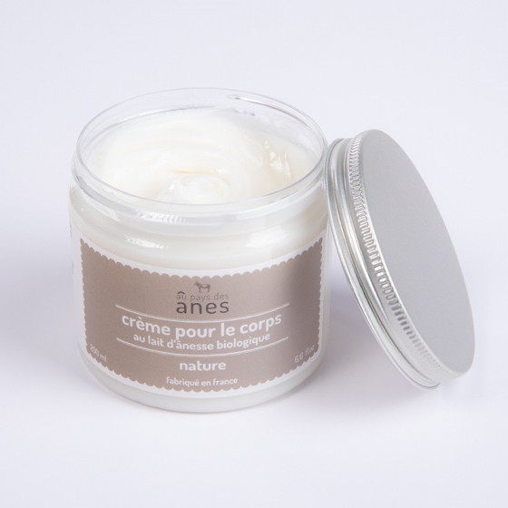 Crème corps au lait d'ânesse Nature 200 ml