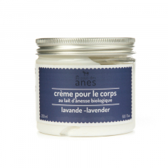 Crème corps au lait d'ânesse biologique Lavande 200 ml