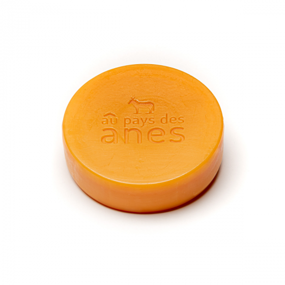 Savon sans huile de palme au lait d'ânesse biologique Fleur d'oranger 100g Au Pays des Ânes
