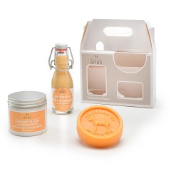 Coffret découverte gel douche - savon rond - crème corps Fleur d'Oranger