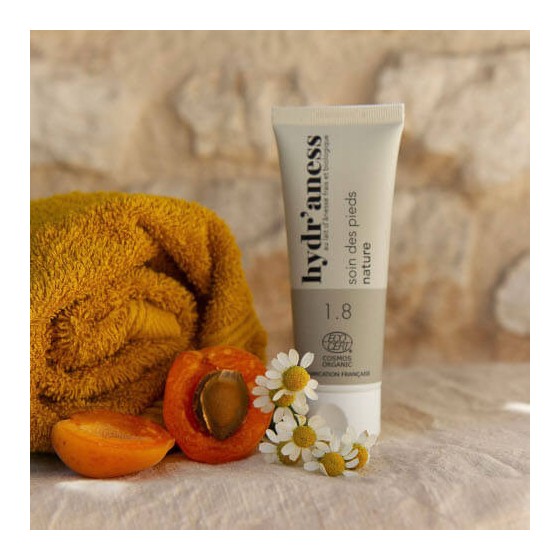 Soins des pieds bio au lait d’ânesse frais 75 ml Hydr'aness