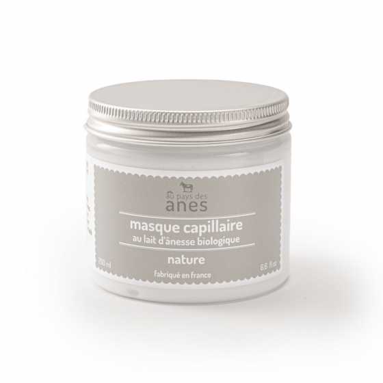 Masque capillaire au lait d'ânesse frais et biologique 200 ml Masque capillaire au lait d'ânesse frais et biologique 200 ml