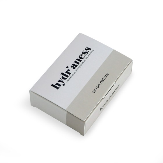 Savon naturel au lait d'ânesse frais nature 100g Hydr'aness