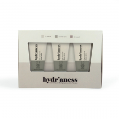 Coffret trio voyage au lait d'ânesse soins corps et cheveux aloe vera Hydr'aness