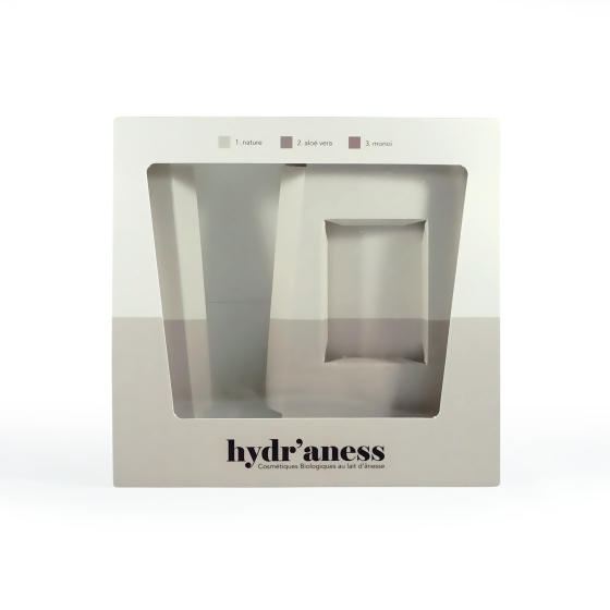 Coffret duo de cosmétique bio et savon solide Hydr'aness