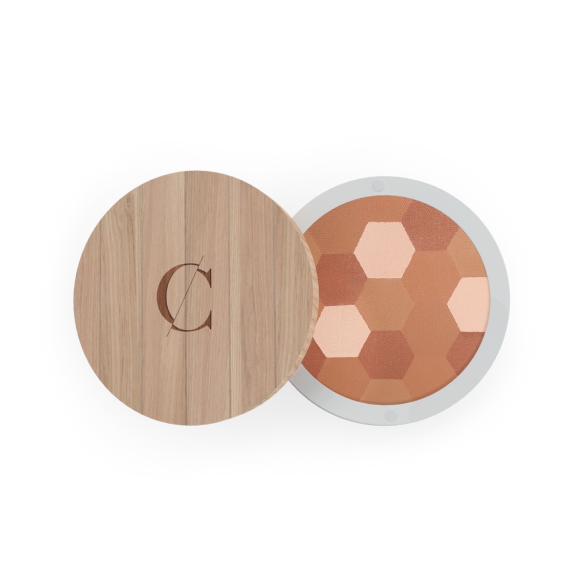 Poudre compacte mosaïque bio Couleur Caramel teint mat (233)