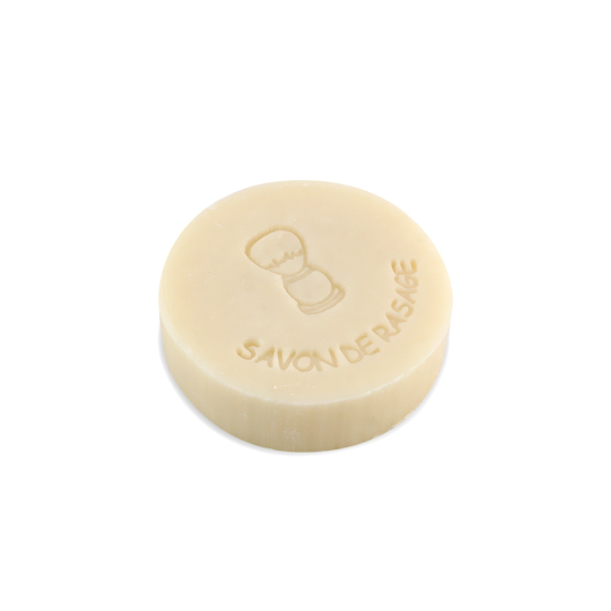 Savon à barbe au lait d'ânesse biologique 65 g Savon à barbe au lait d'ânesse biologique 65 g