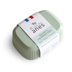 Boite à savon en bouchons recyclés verte Au Pays des Ânes - Carton de 12