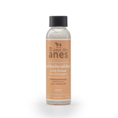 Gel douche exfoliant au lait d'ânesse frais et bio 250 ml - Carton de 10