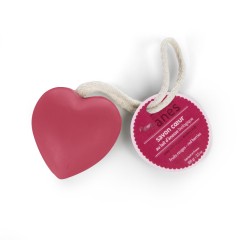 Savon cœur au lait d'ânesse bio Fruits Rouges 100 g - Carton de 24