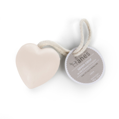 Savon cœur au lait d'ânesse bio Nature 100 g - Carton de 24