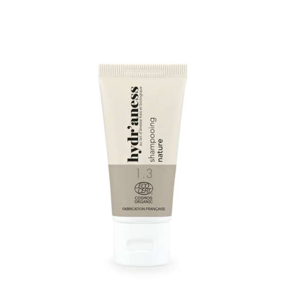 Shampoing format voyage certifié bio au lait d'ânesse frais 30ml Hydr'aness - Carton de 12 Shampoing format voyage certifié bio au lait d'ânesse frais 30ml Hydr'aness - Carton de 12