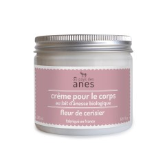 Crème corps au lait d'ânesse biologique Fleur de cerisier 200 ml