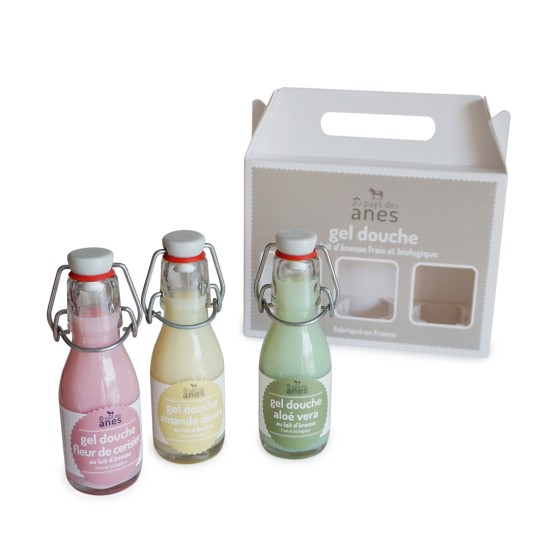 Coffret gel douche limonade Fleur de cerisier - Aloe vera - Amande douce