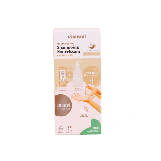 Shampoing en poudre nourrissant - Kit de découverte