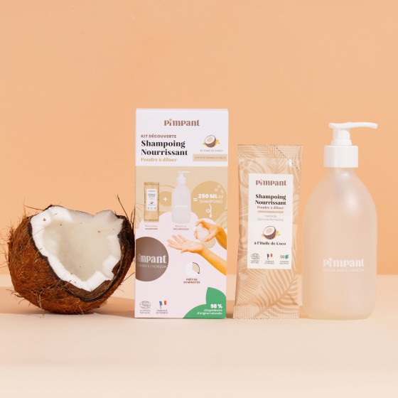 Kit de découverte du shampoing en poudre nourrissant