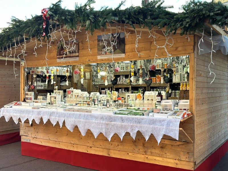 Chalet Au Pays des Ânes au marché de Noël d'Annecy