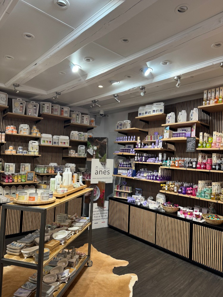 Magasin lait d'nesse Annecy, savons et cosmtiques - Au Pays des nes